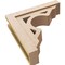 Ekena Millwork 6"W x 24"D x 24"H Thin Sheridan Rough Cedar Woodgrain TimberThane Corbel, Primed Tan CORUR06X24X24SHERCPR - alternate 4